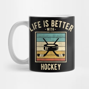 Hockey Sayings -  Retro Funny Hockey Lovers Gift Mug